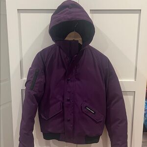Canada Goose Kids Purple Puffer Jacket